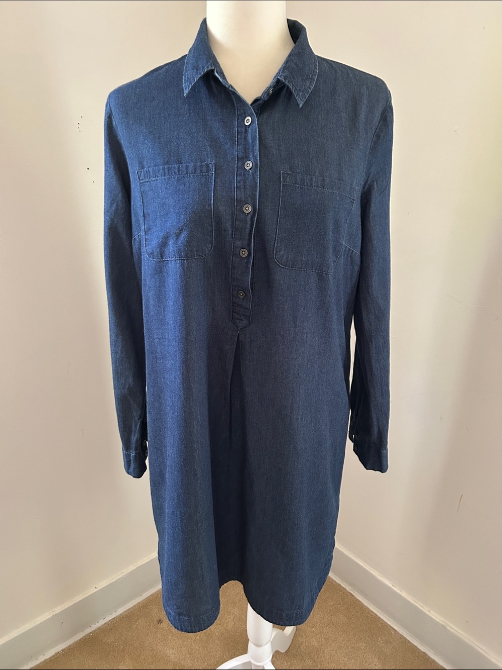 Old Navy Dark Navy Jean Dress Sz M